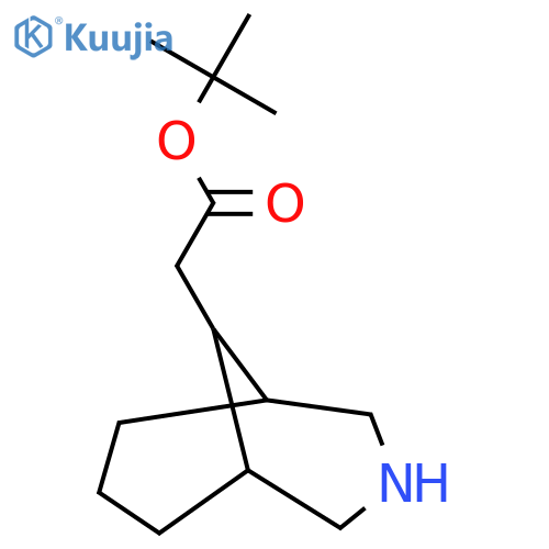 tert-butyl 2-{3-azabicyclo3.3.1nonan-9-yl}acetate structure