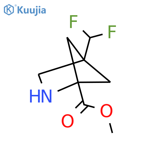 methyl 4-(difluoromethyl)-2-azabicyclo2.1.1hexane-1-carboxylate structure