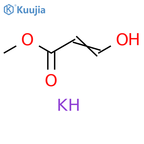 potassium (1E)-3-methoxy-3-oxoprop-1-en-1-olate structure