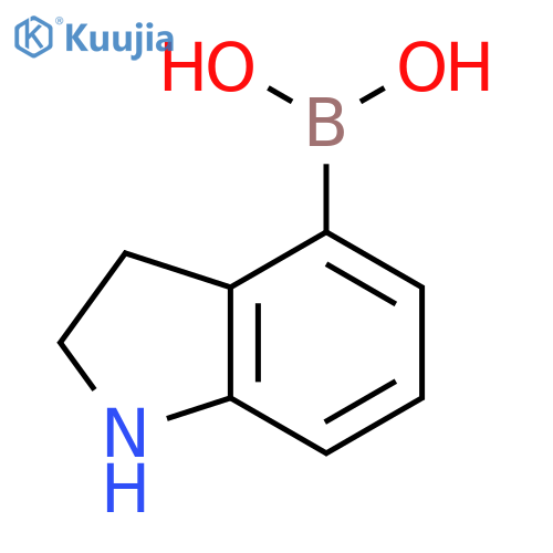 Boronic acid, B-(2,3-dihydro-1H-indol-4-yl)- structure