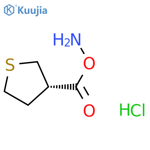 (S)-3-Amino-tetrahydro-thiophene-3-carboxylic acid hydrochloride structure