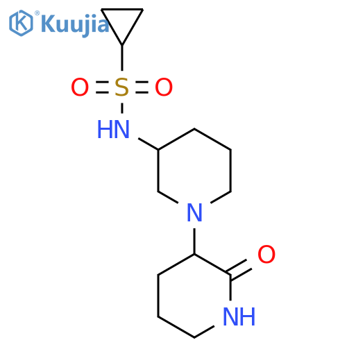 N-{2'-oxo-[1,3'-bipiperidine]-3-yl}cyclopropanesulfonamide structure