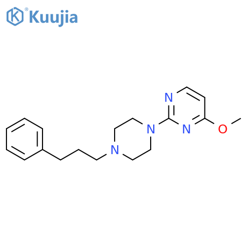 4-methoxy-2-[4-(3-phenylpropyl)piperazin-1-yl]pyrimidine structure