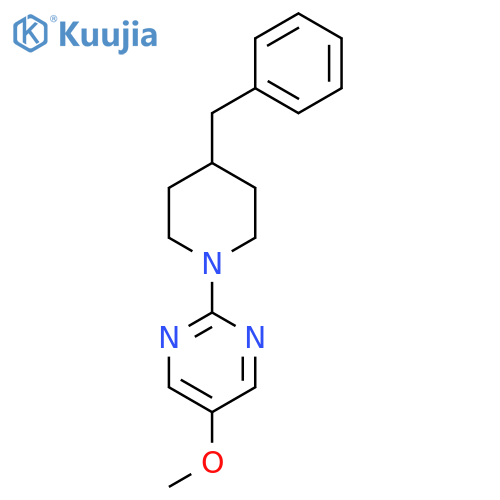 2-(4-Benzylpiperidin-1-yl)-5-methoxypyrimidine structure