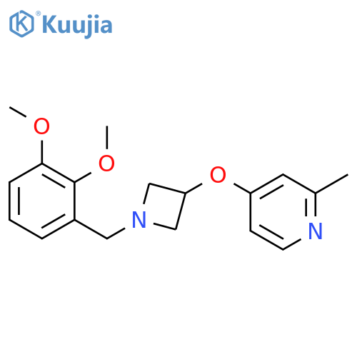 4-({1-[(2,3-dimethoxyphenyl)methyl]azetidin-3-yl}oxy)-2-methylpyridine structure