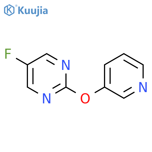 5-Fluoro-2-(pyridin-3-yloxy)pyrimidine structure