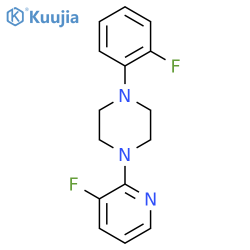 1-(2-Fluorophenyl)-4-(3-fluoropyridin-2-yl)piperazine structure