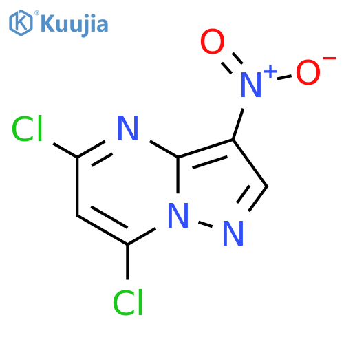 5,7-Dichloro-3-nitropyrazolo[1,5-a]pyrimidine structure