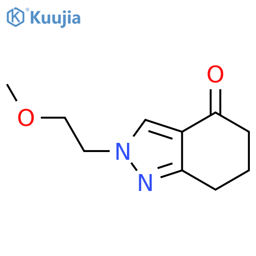 2-(2-methoxyethyl)-6,7-dihydro-5H-indazol-4-one structure