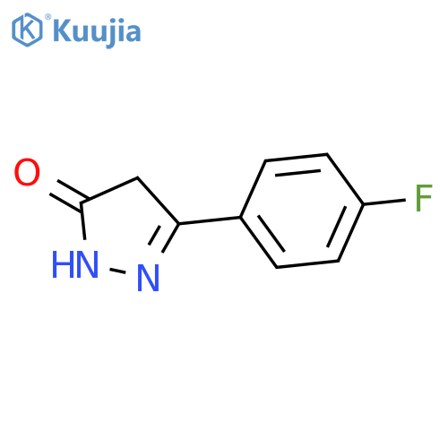 5-(4-fluorophenyl)-2,4-dihydro-3H-pyrazol-3-one structure