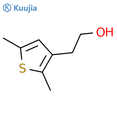 2-(2,5-dimethylthiophen-3-yl)ethan-1-ol structure
