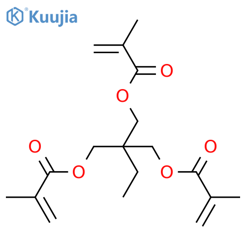 2-Propenoic acid, 2-methyl-, 2-ethyl-2-[[(2-methyl-1-oxo-2-propenyl)oxy]methyl]-1,3-propanediyl ester, homopolymer structure