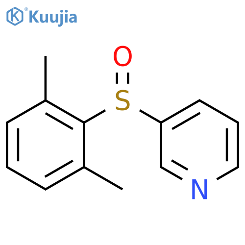 3-[(2,6-Dimethylphenyl)sulfinyl]pyridine structure