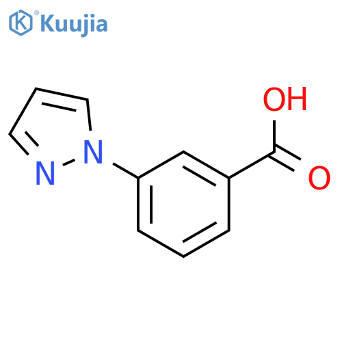 3-(1H-Pyrazol-1-yl)benzoic acid structure