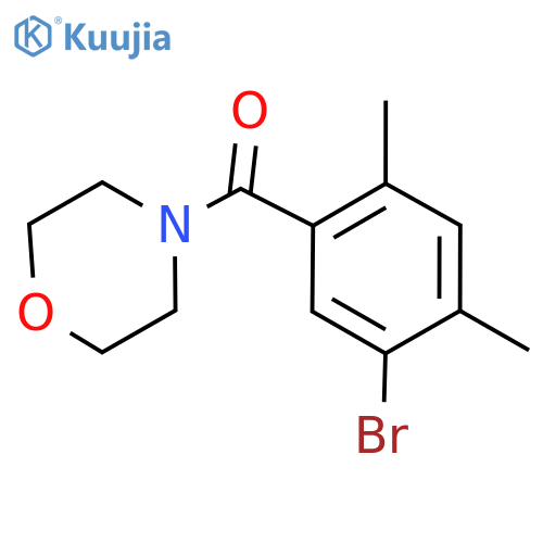 Methanone, (5-bromo-2,4-dimethylphenyl)-4-morpholinyl- structure