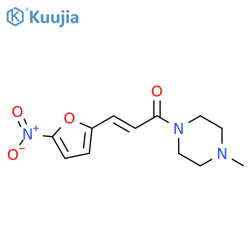 1-(4-methylpiperazin-1-yl)-3-(5-nitrofuran-2-yl)prop-2-en-1-one structure
