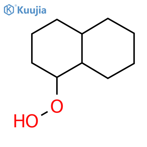 1-hydroperoxy-1,2,3,4,4a,5,6,7,8,8a-decahydronaphthalene structure