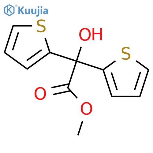 Methyl Di(2-thienylglycolate) structure