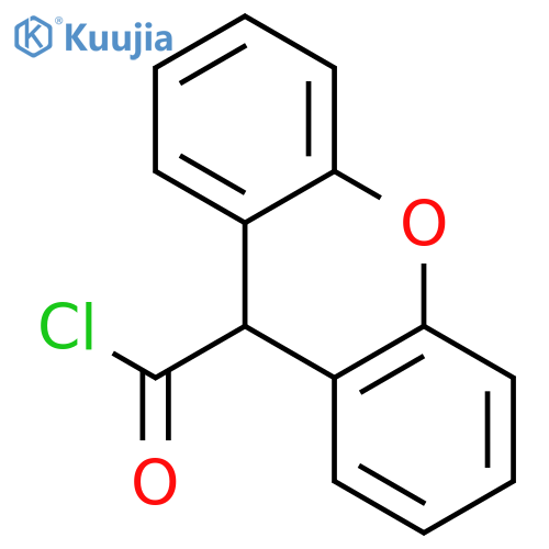 9H-xanthene-9-carbonyl chloride structure