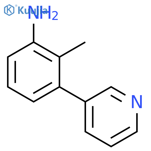 2-METHYL-3-(3-PYRIDINYL)-BENZENAMINE structure