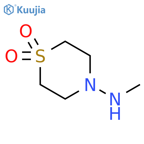 4-(methylamino)-1lambda6-thiomorpholine-1,1-dione structure