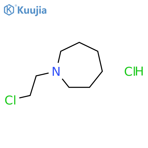 2-(Hexamethyleneimino)ethyl chloride hydrochloride structure