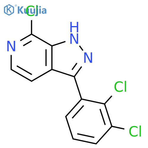7-Chloro-3-(2,3-dichlorophenyl)-1H-pyrazolo[3,4-c]pyridine structure