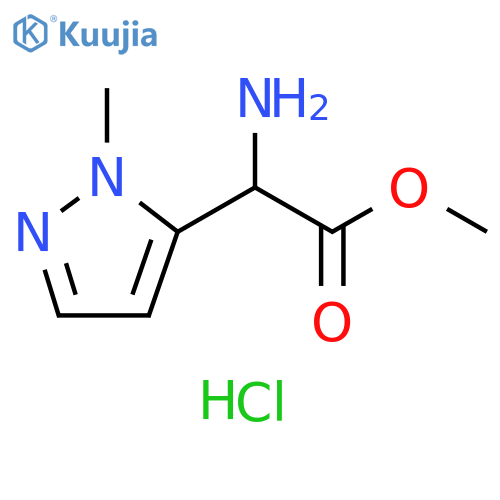 methyl 2-amino-2-(1-methyl-1H-pyrazol-5-yl)acetate dihydrochloride structure