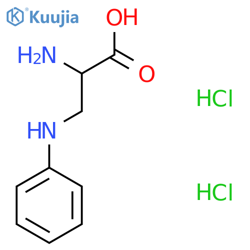 2-Amino-3-(phenylamino)propanoic acid dihydrochloride structure