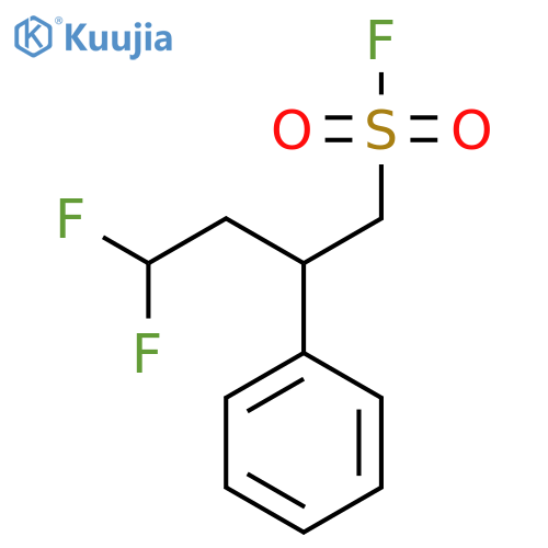4,4-Difluoro-2-phenylbutane-1-sulfonyl fluoride structure