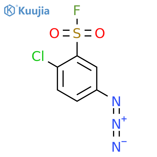 5-Azido-2-chlorobenzene-1-sulfonyl fluoride structure