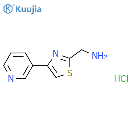 1-4-(pyridin-3-yl)-1,3-thiazol-2-ylmethanamine dihydrochloride structure