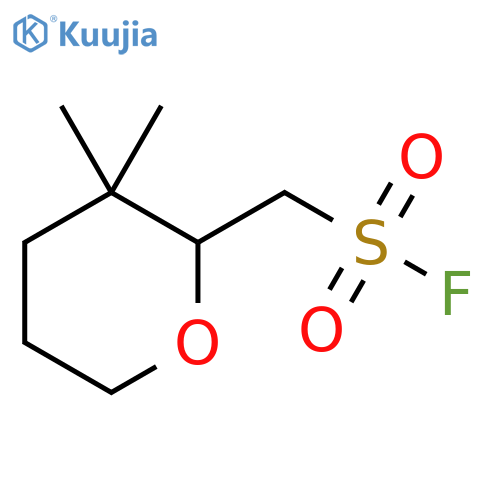 (3,3-Dimethyloxan-2-yl)methanesulfonyl fluoride structure