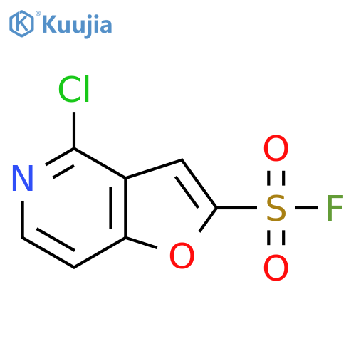 4-chlorofuro3,2-cpyridine-2-sulfonyl fluoride structure