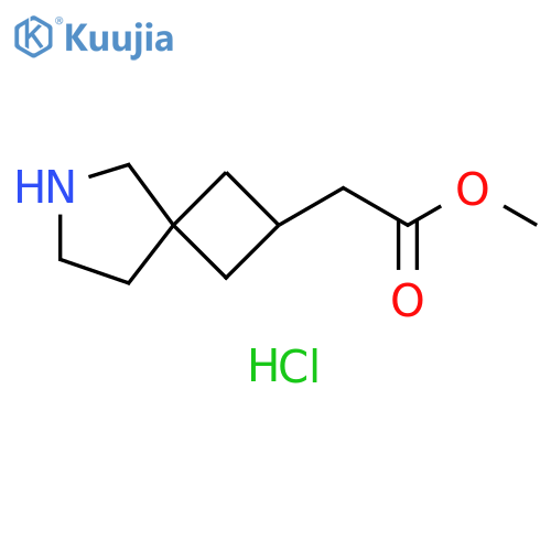 methyl 2-{6-azaspiro3.4octan-2-yl}acetate hydrochloride, Mixture of diastereomers structure