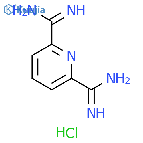 pyridine-2,6-dicarboximidamide trihydrochloride structure
