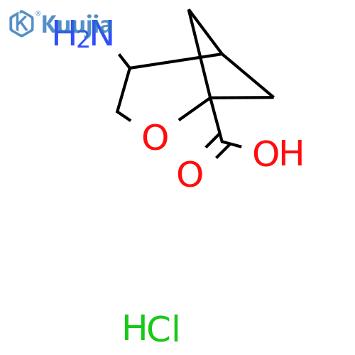 4-amino-2-oxabicyclo3.1.1heptane-1-carboxylic acid hydrochloride structure