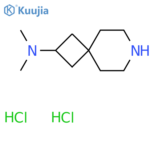 N,N-dimethyl-7-azaspiro3.5nonan-2-amine dihydrochloride structure