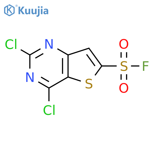 2,4-Dichlorothieno[3,2-d]pyrimidine-6-sulfonyl fluoride structure