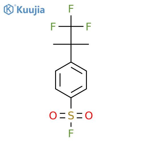 4-(1,1,1-Trifluoro-2-methylpropan-2-yl)benzene-1-sulfonyl fluoride structure