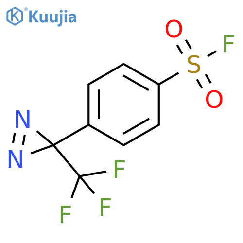 Benzenesulfonyl fluoride, 4-[3-(trifluoromethyl)-3H-diazirin-3-yl]- structure