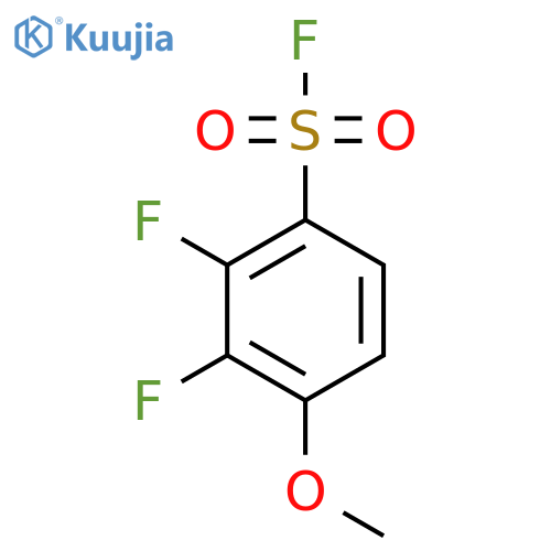 2,3-Difluoro-4-methoxybenzene-1-sulfonyl fluoride structure