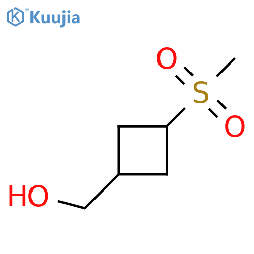 rac-(1r,3r)-3-methanesulfonylcyclobutylmethanol, trans structure