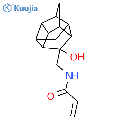 N-({8-hydroxypentacyclo5.4.0.0^{2,6}.0^{3,10}.0^{5,9}undecan-8-yl}methyl)prop-2-enamide structure
