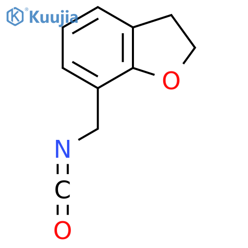 7-(isocyanatomethyl)-2,3-dihydro-1-benzofuran structure