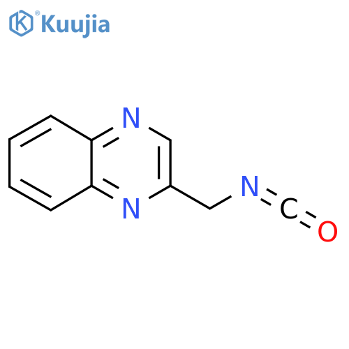 2-(isocyanatomethyl)quinoxaline structure
