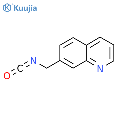 7-(isocyanatomethyl)quinoline structure
