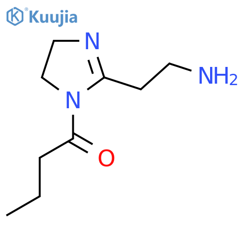 1-2-(2-aminoethyl)-4,5-dihydro-1H-imidazol-1-ylbutan-1-one structure