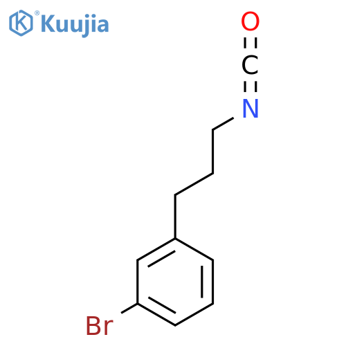 1-bromo-3-(3-isocyanatopropyl)benzene structure
