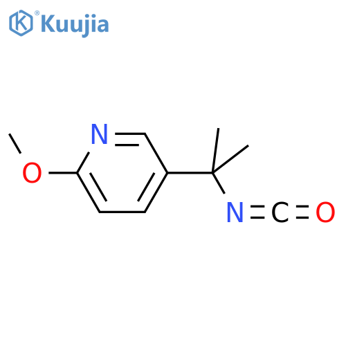 5-(2-isocyanatopropan-2-yl)-2-methoxypyridine structure